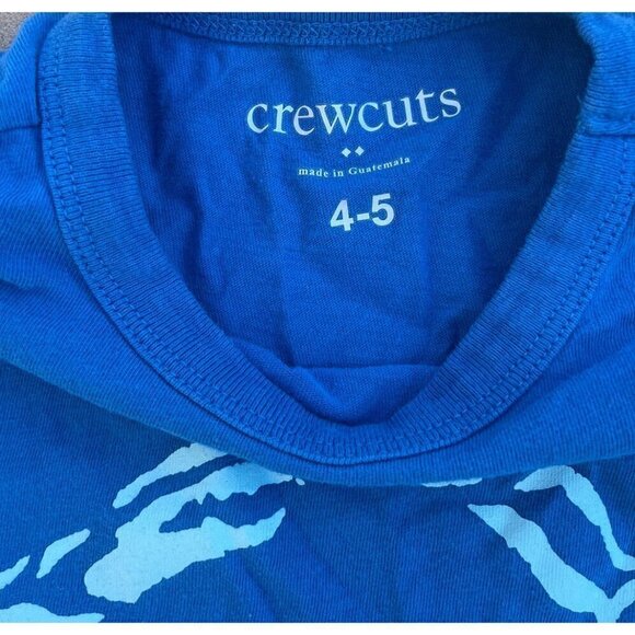 Jcrew Crewcuts Bundle Of 2 Boys Cotton Everyday T-Shirt - Size 4 - 5 Beach - Picture 5 of 5